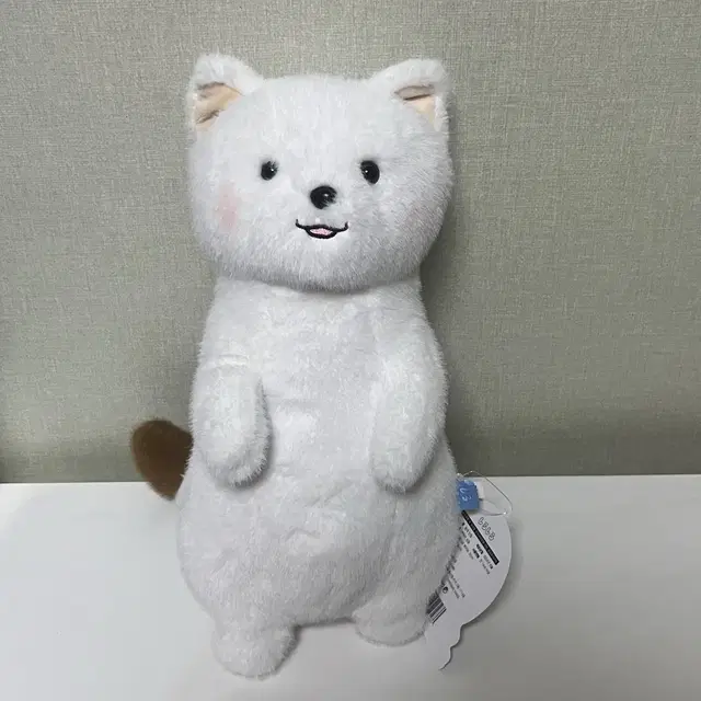 시로시로 동물 인형 30cm 화이트