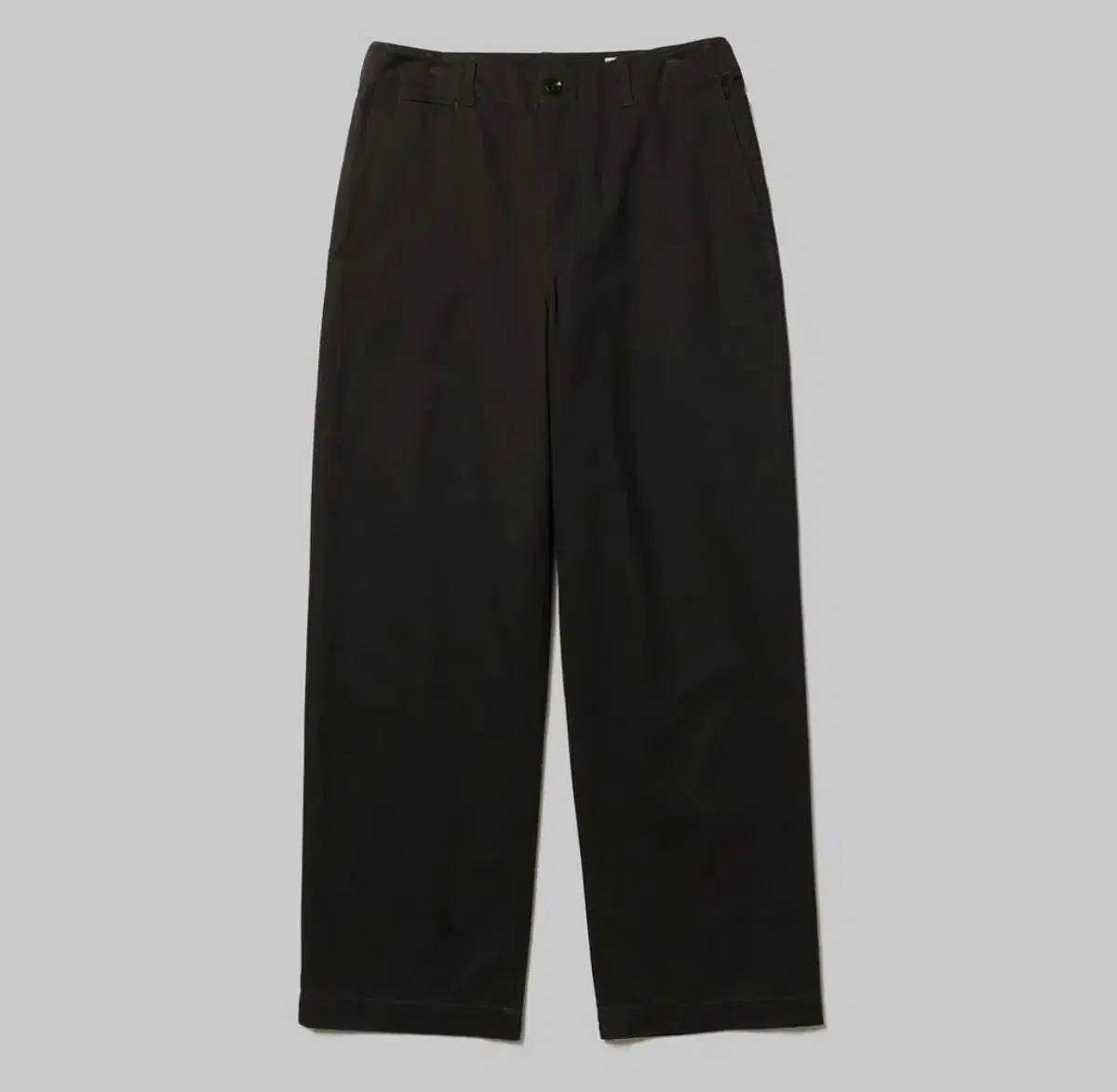 Shutter Wide Chino Pants Dark Brown M