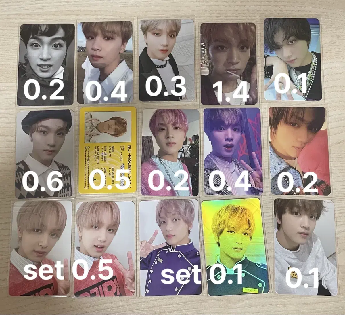 NCT Dream NCT127 haechan photocard WTS