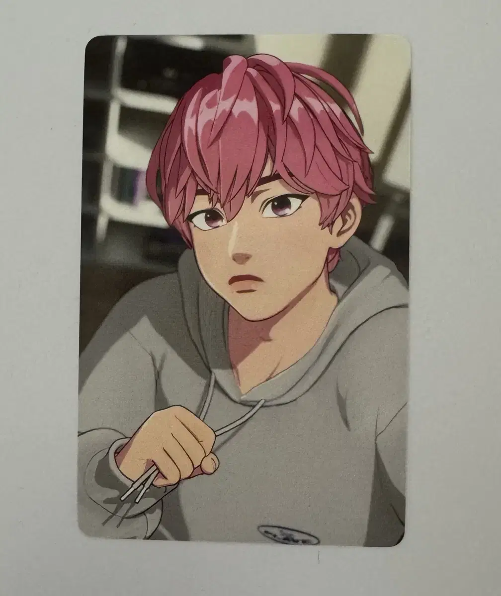 Plave bamby hooded photocard