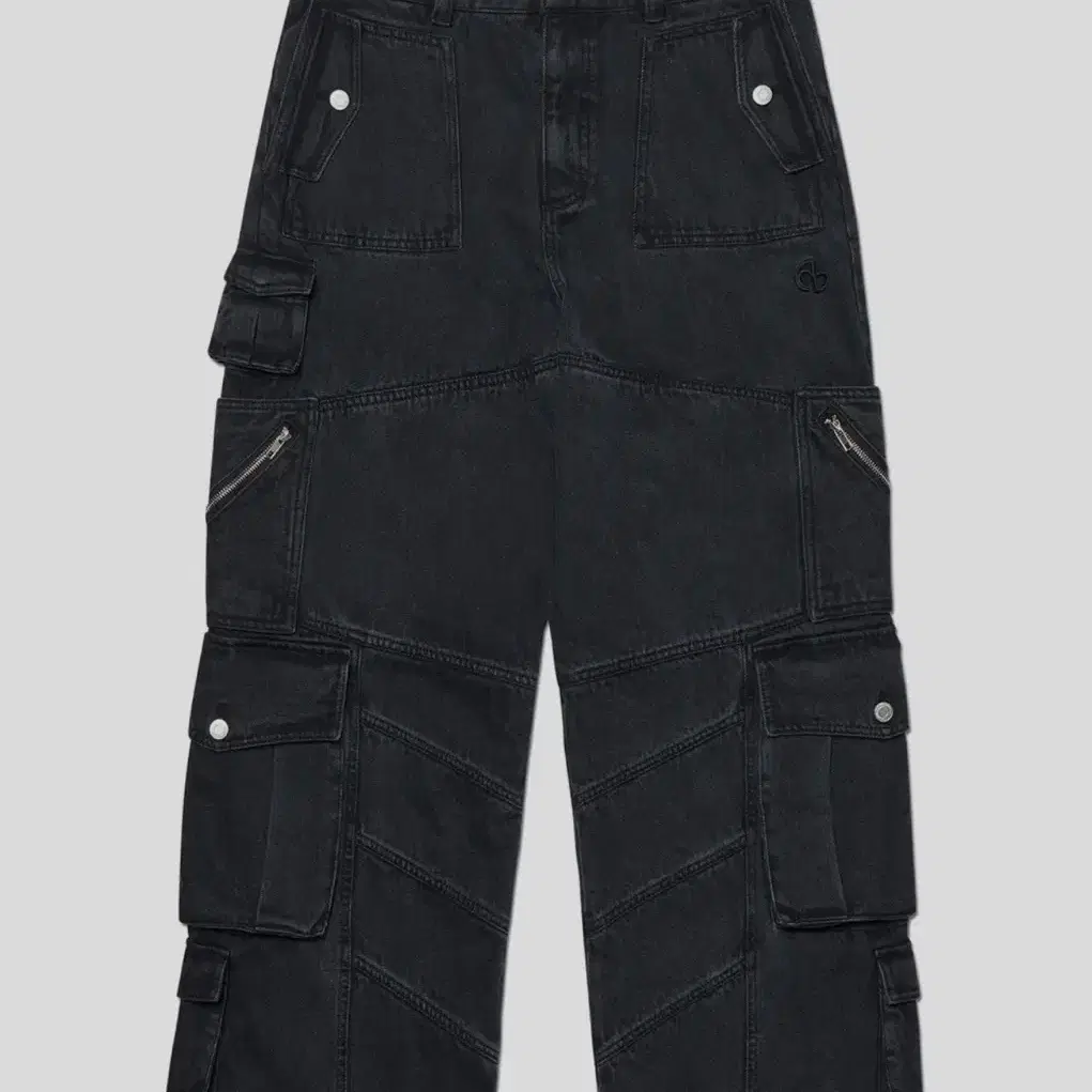 노메뉴얼 nomanual M.P DENIM CARGO PANTS - WA