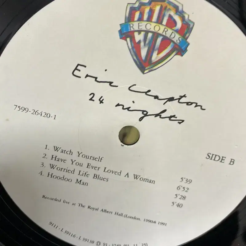 ERIC CLAPTON LP / C2108