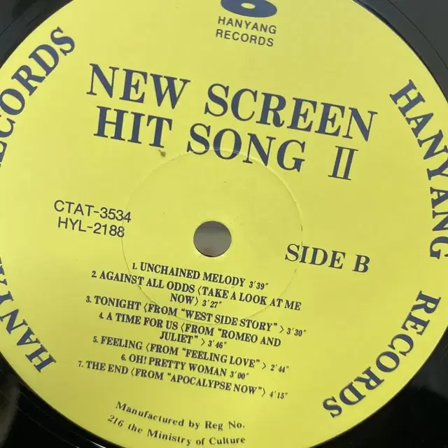 NEW SCREEN LP / AA3204