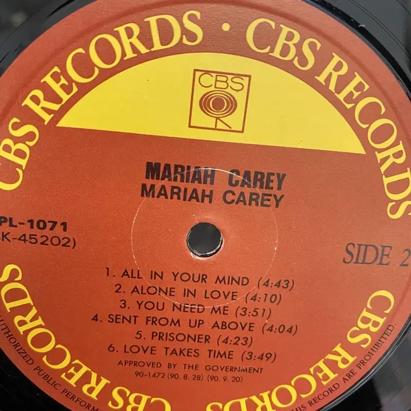 MARIAH CAREY LP / AA3215