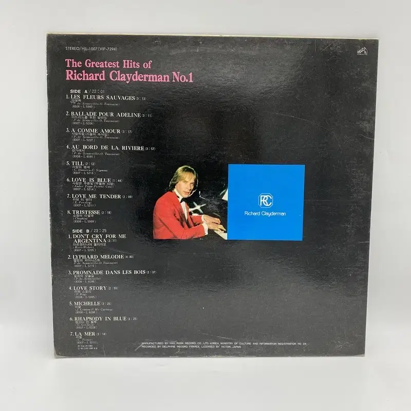 RICHARD CLAYDERMAN LP / AA5568