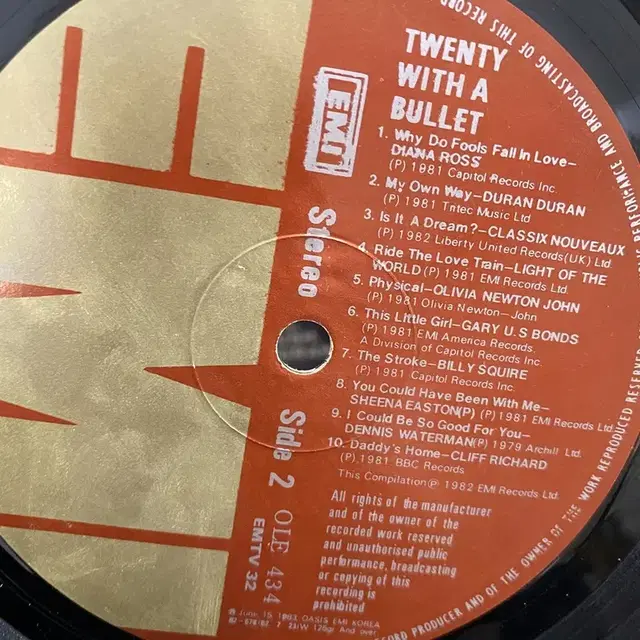 TWENTY WITH A BULLET  LP / AA5574