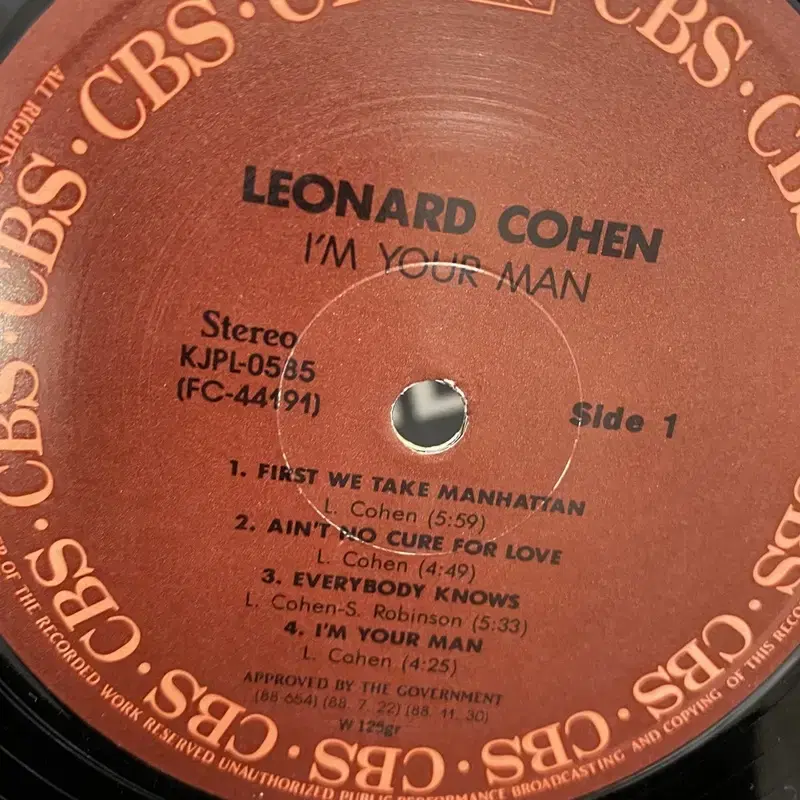 LEONARD COHEN LP / AA5592