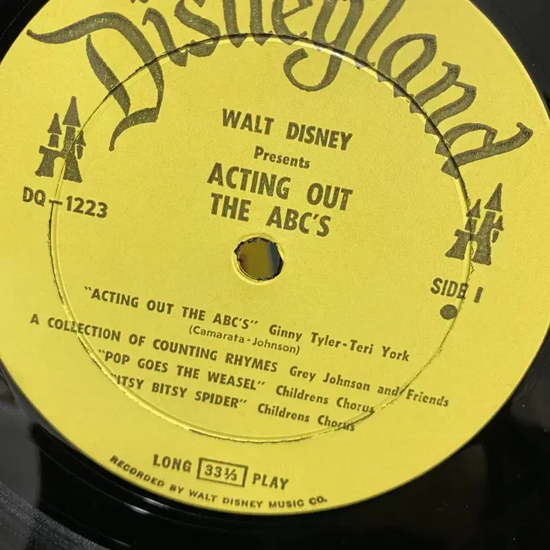 THE ABC WALT DISNEY  LP / AA5595