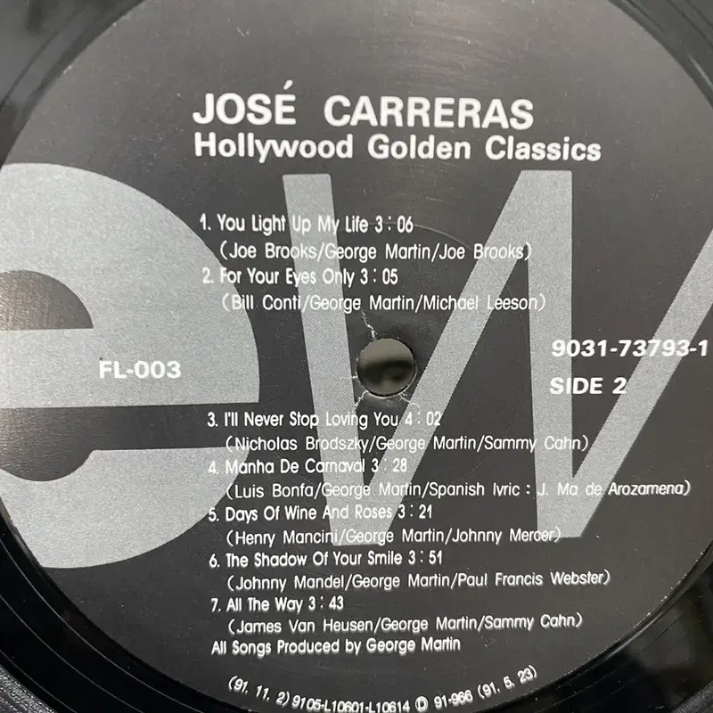 JOSE CARRERAS LP / AA5598