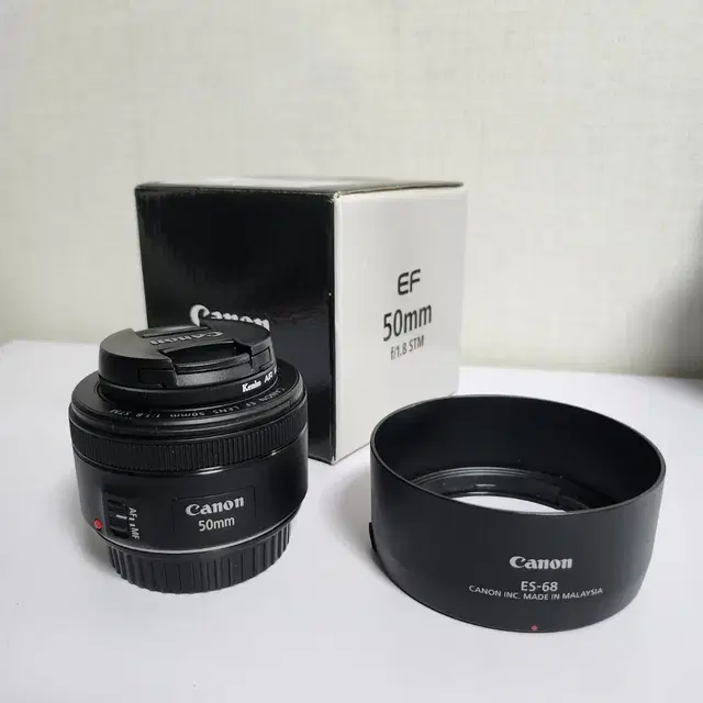 캐논 ef 50mm f1.8 (신쩜팔) 풀박스 팝니다