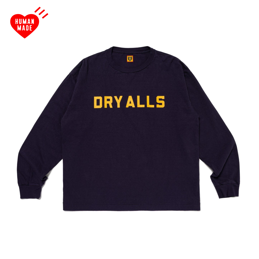 휴먼메이드 롱슬리브 DRY ALL 긴팔 티셔츠 XXL 네이비 판매합니다.