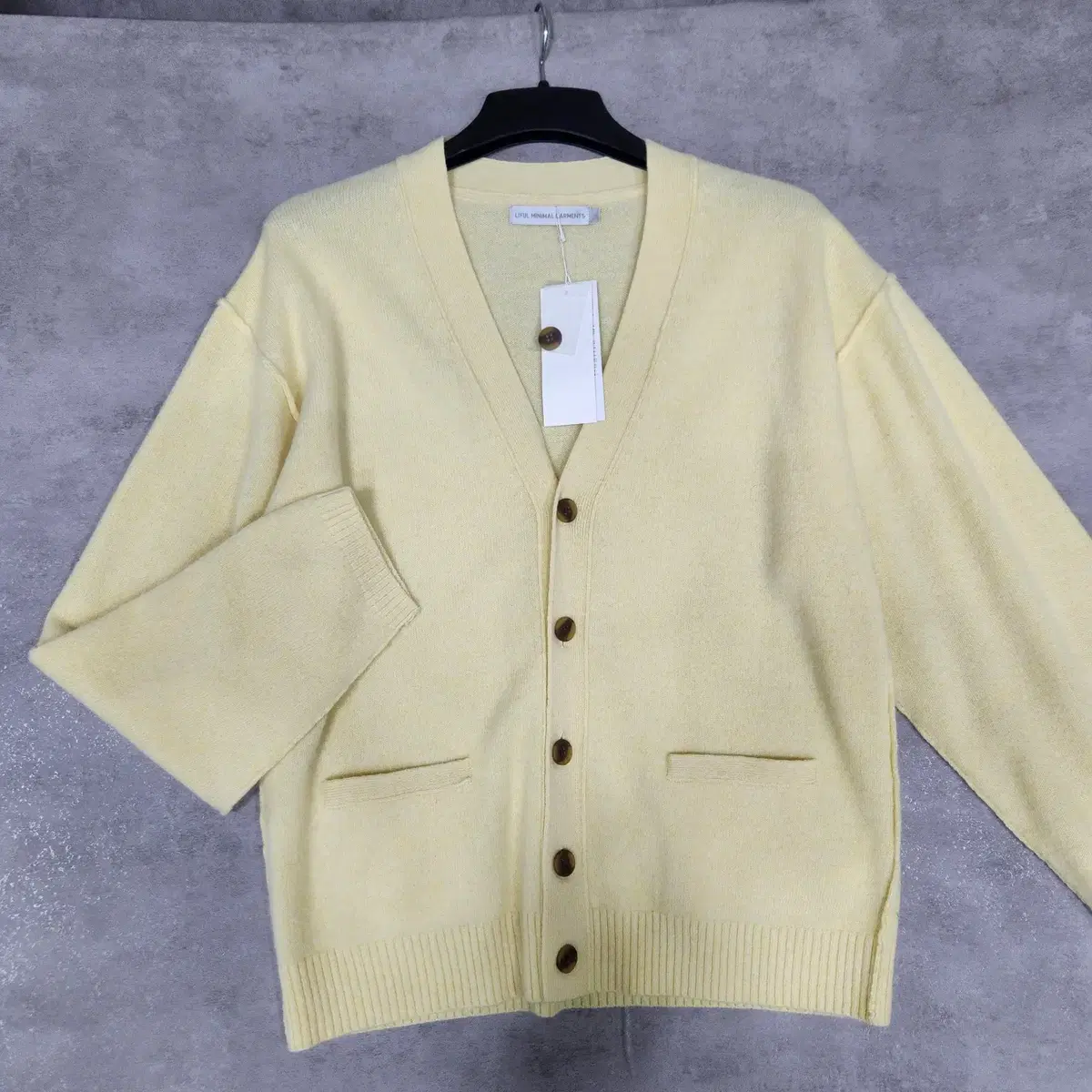 L)LifelongMinimalgoods Lambswool Kim Woobin Cardigan New