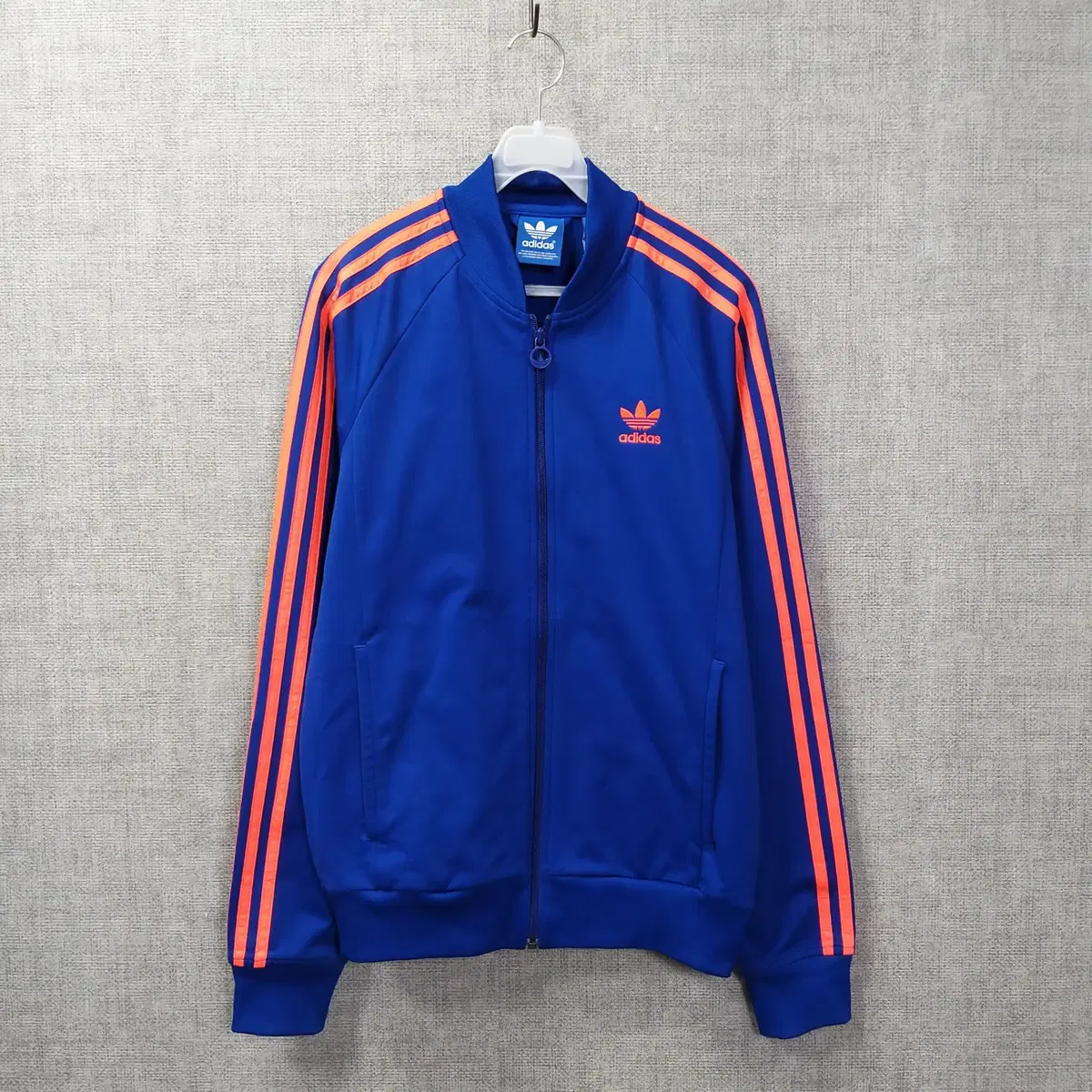 2b. adidas Bloo Orange Superstar Track Top Men95