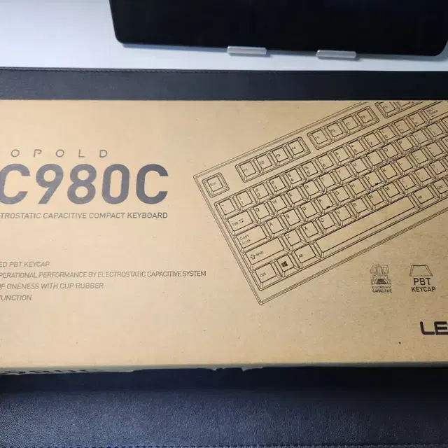 레오폴드 fc980c 무접점 윤활 + c타입 개조 키보드 판매합니다