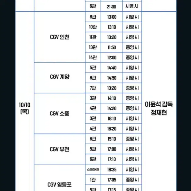 6시간후너는죽는다 재현 무대인사 양도