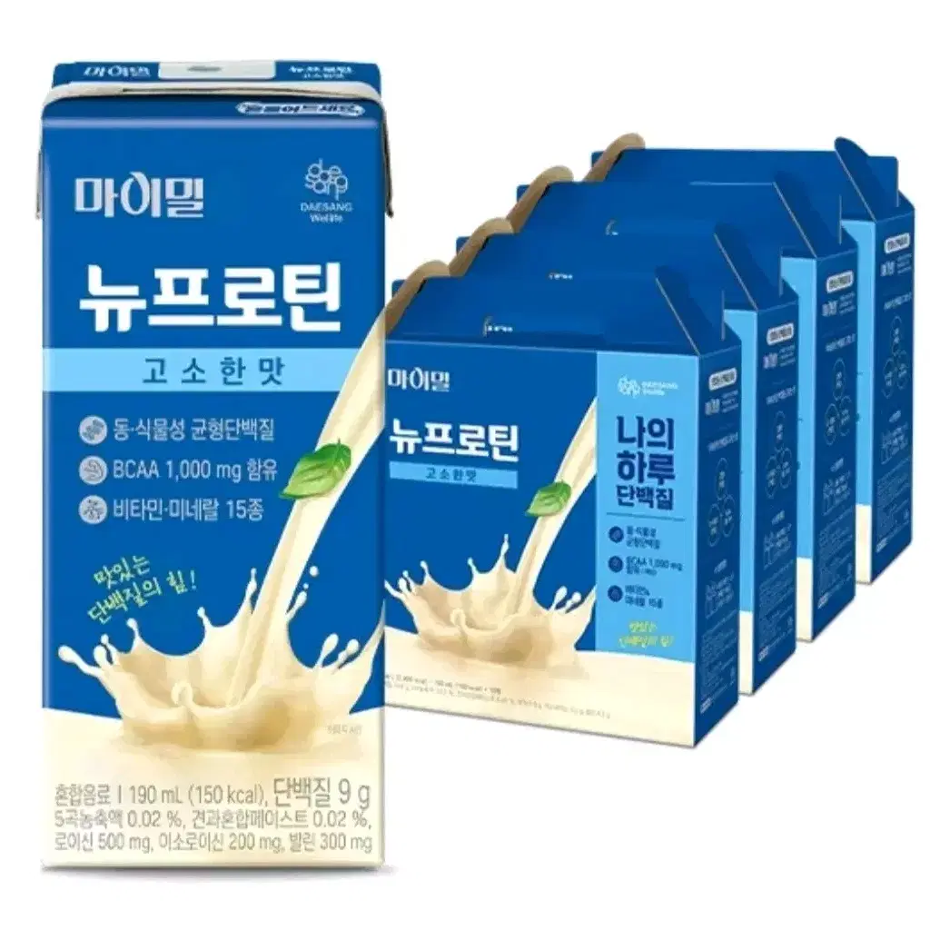 대상 마이밀 뉴프로틴 고소한맛 190ml 64개