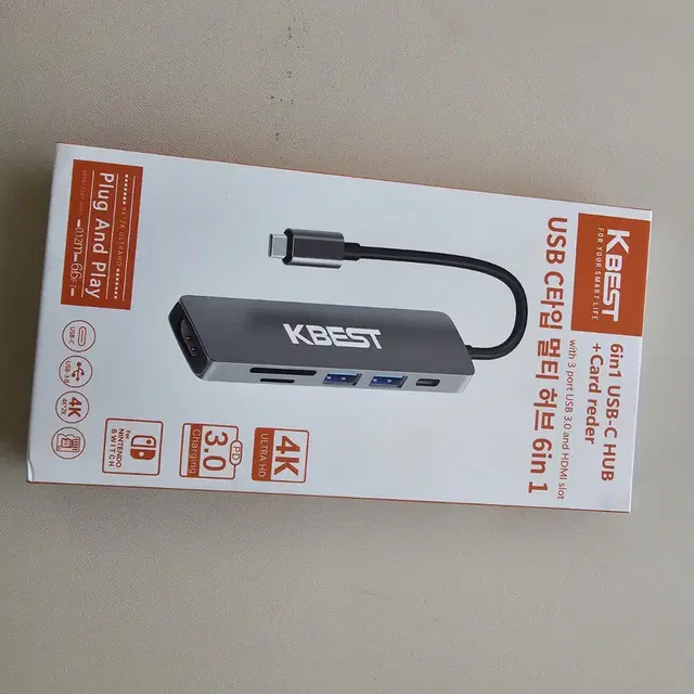 USB C타입 멀티허브 6 in 1 미개봉