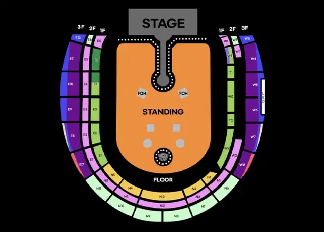 9/25 금 콜드플레이 막콘 스탠딩 2800번대 2연석 양도