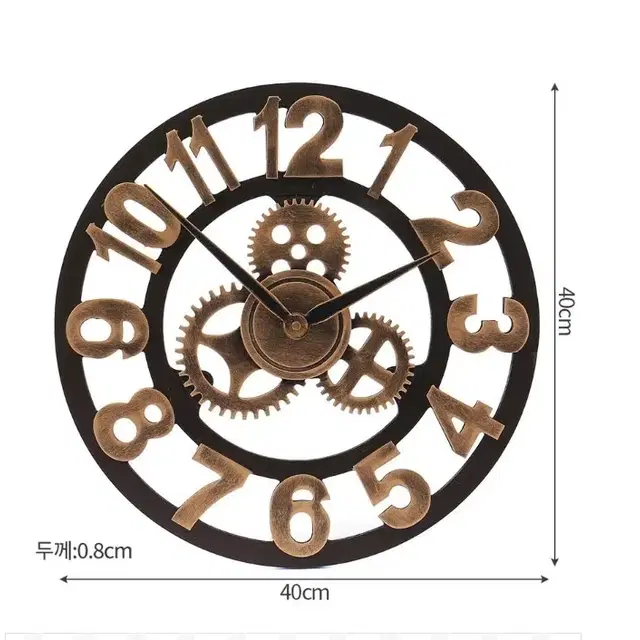 인테리어 무소음 벽시계 원형시계 엔틱시계 판매