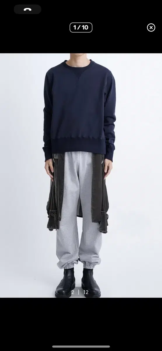 23FW [46]MASU Masu Layered Sweatpants