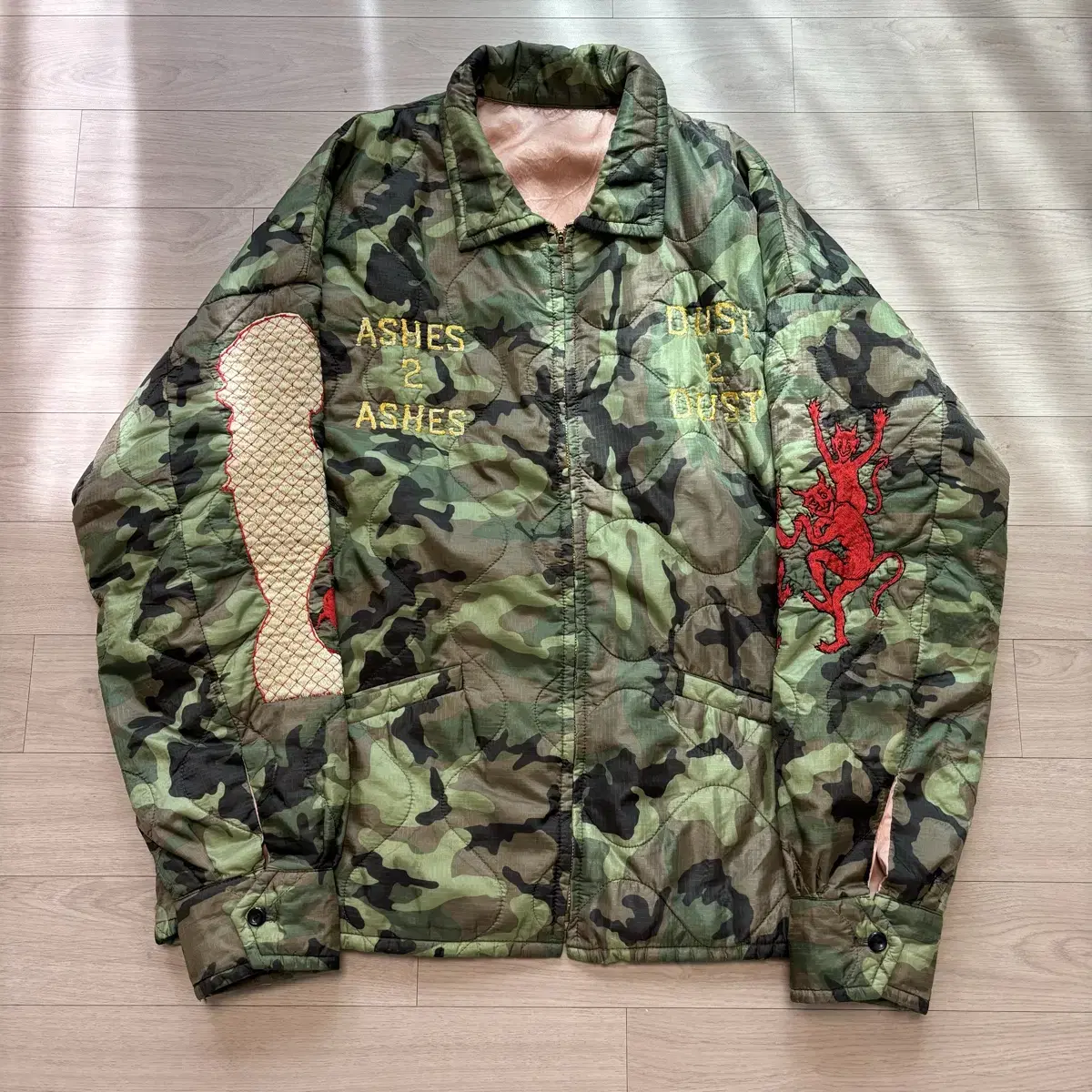 l) Saint Michael's Vietnam Camo Jacket Jumper