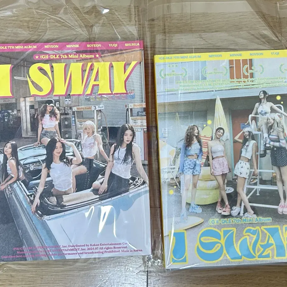 [일괄] 여자아이들 ISWAY 클락션 개봉 앨범