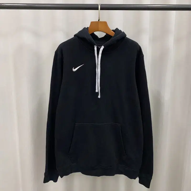 Nike Logo Black Brushed Casual Hoodie 95 S03101