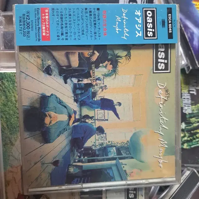 오아시스 일본반 cd 띠지 포함