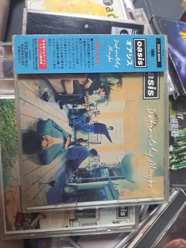 오아시스 일본반 cd 띠지 포함