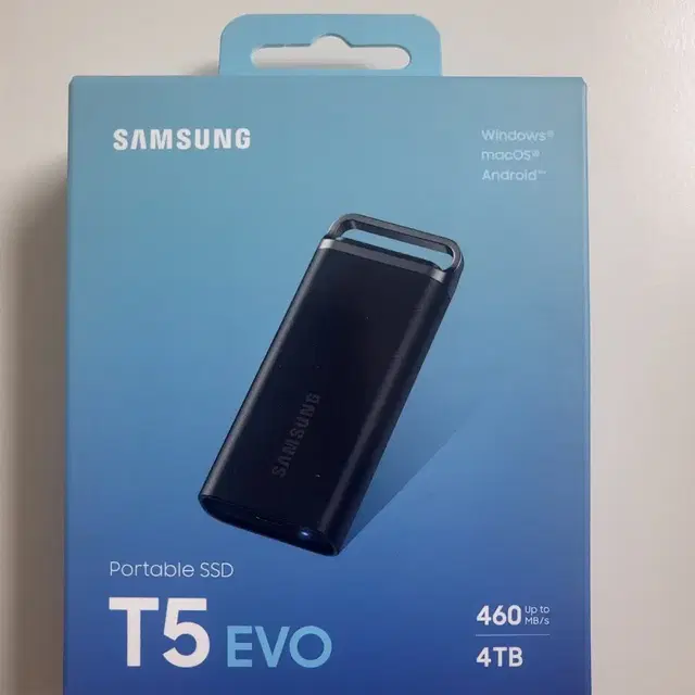 삼성 외장하드 SSD T5 EVO 4TB (미개봉 새상품)