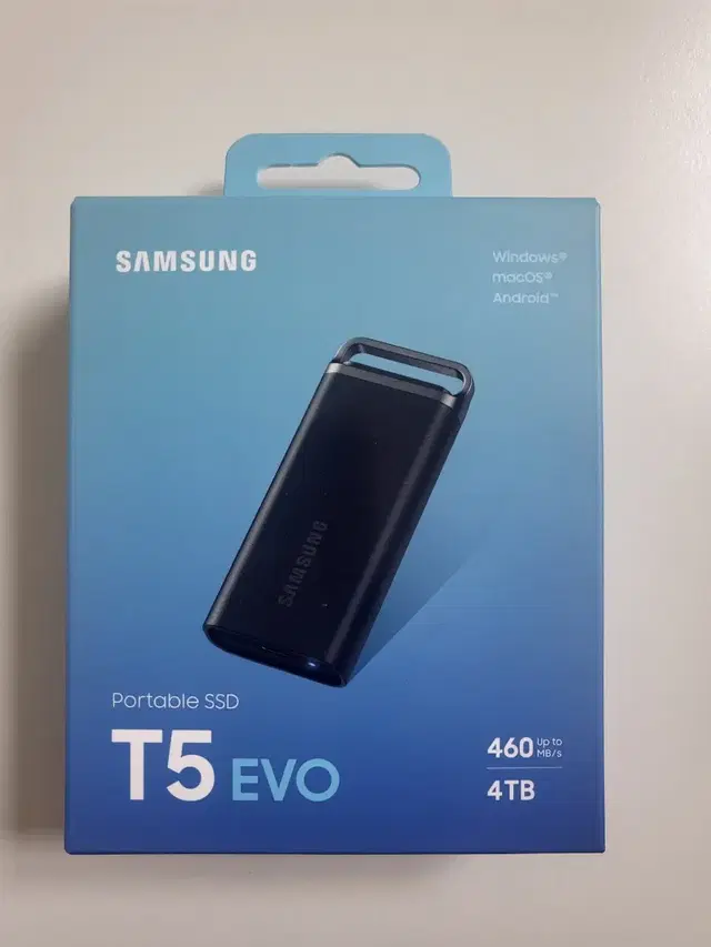 삼성 외장하드 SSD T5 EVO 4TB (미개봉 새상품)