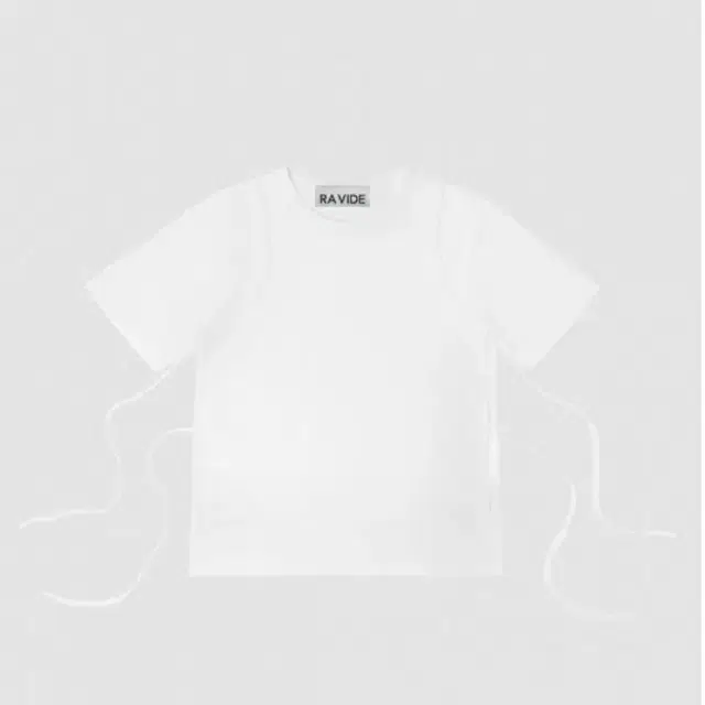 라비드 ravide STRING LAYERED TEE WHITE