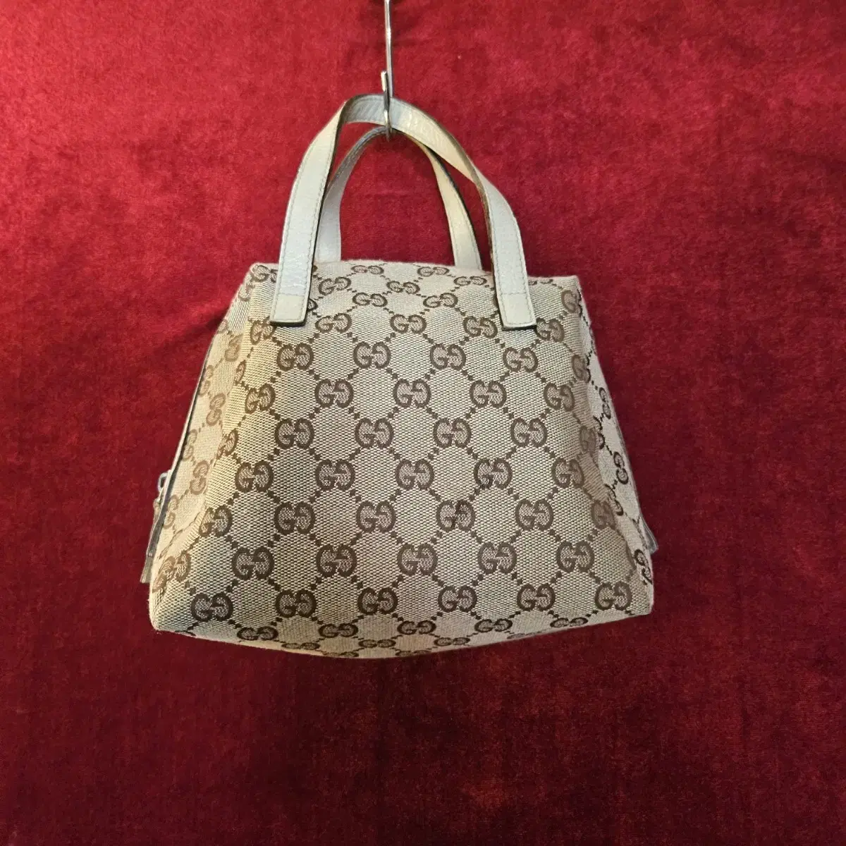 GUCCI 구찌 자가드 초미니 토트백 19 x 16size