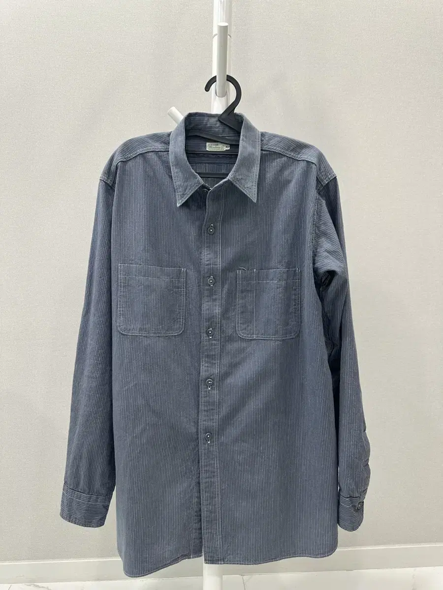 Warehouse 3054 Striped Shirt Size 42 Wide Awake