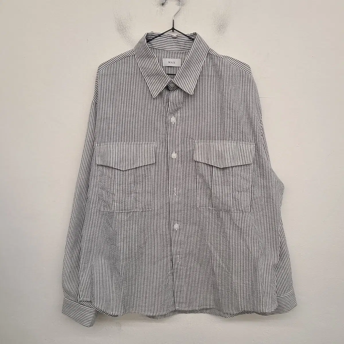 [105/XL] MAX Seersucker Two-Pocket Shirt