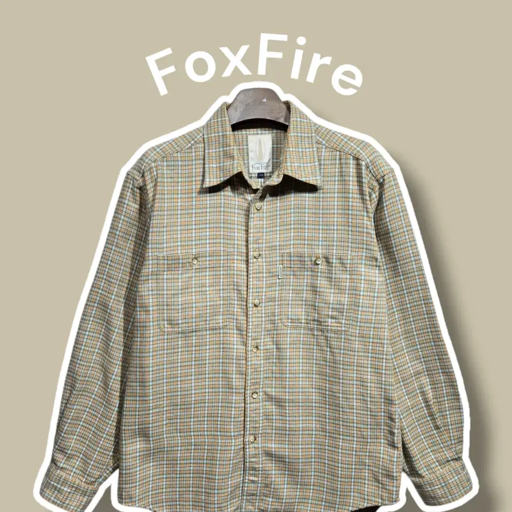 L/ FoxFire 폭스파이어 일본빈티지 체크셔츠 /930