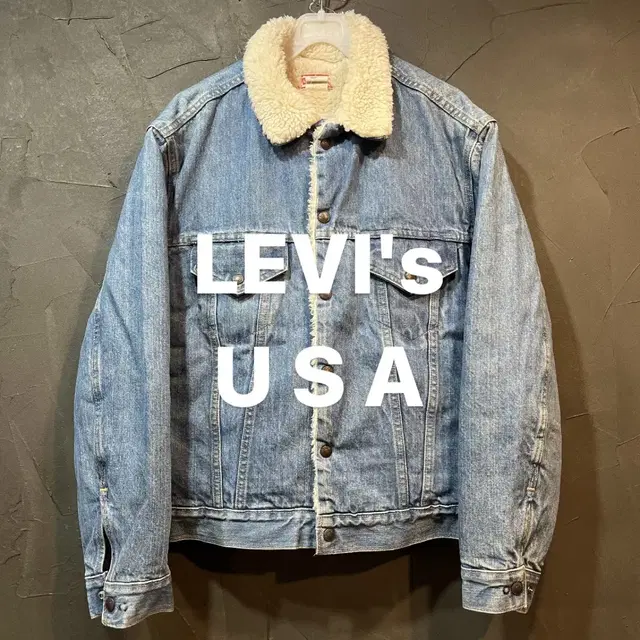 [44] LEVIs 리바이스 USA 양털 데님 쉐르파 자켓