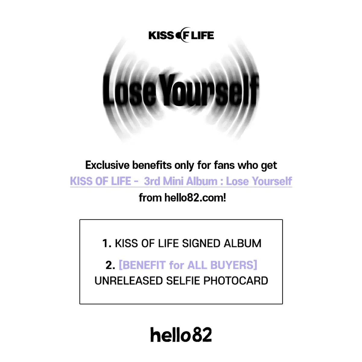 Kiss of Life HELLO82 Signed Album (Magazine Ver) Buncheol (Completed)