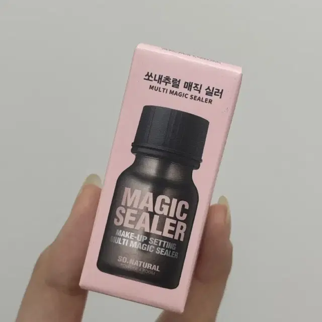 가격내림/미개봉) 쏘내추럴 메이크업 세팅 멀티 매직 실러 픽서 10ml