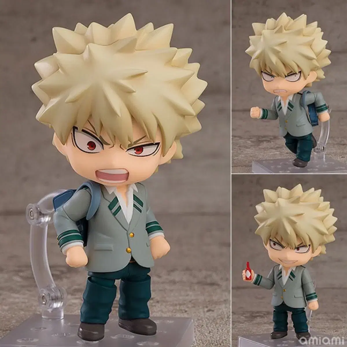 Hiroaka Bakugo + Midoriya Nendoroid School Uniform Figures