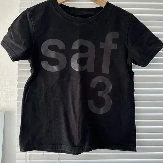 사파리스팟  1/2 BASIC SAFARI TEE (BLACK) 1사이즈