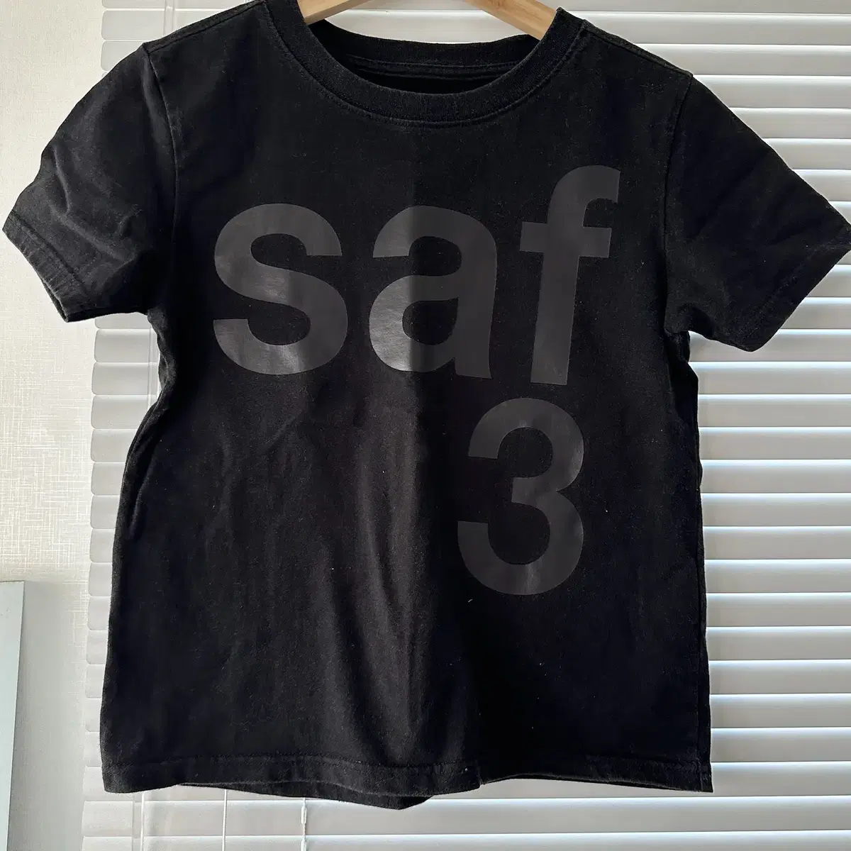 사파리스팟  1/2 BASIC SAFARI TEE (BLACK) 1사이즈