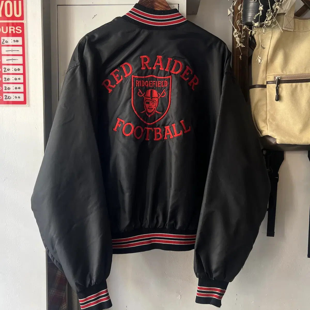 [XL]90's NFL RAIDERS 바시티 자켓