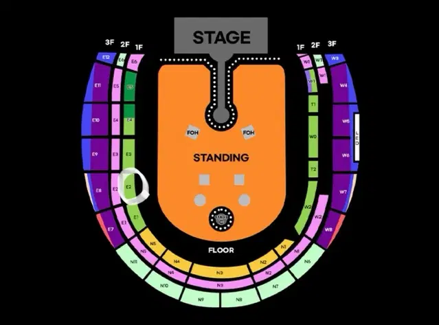 콜플 콜드플레이 4월 16일 첫공 e2구역 정가 양도