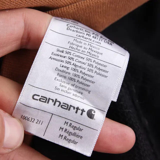 칼하트(CARHARTT) 써멀후드집업 브라운 (S)