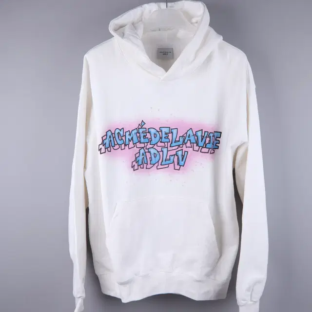 아크메드라비 후드 GLITTER LOGO HOODIE WHITE