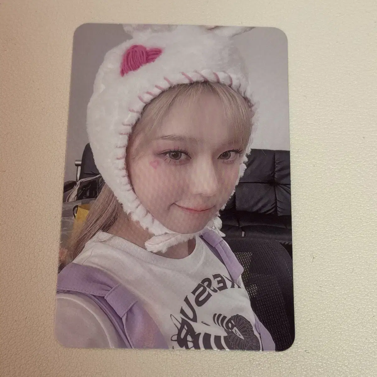 aespa winter hottracks bunnychung photocard