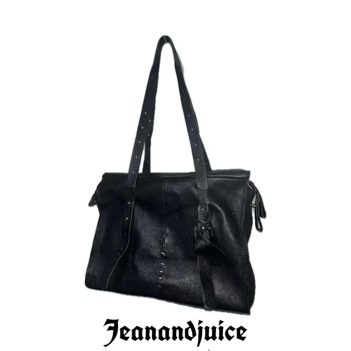 rare* as98 calf skin washed leather bag