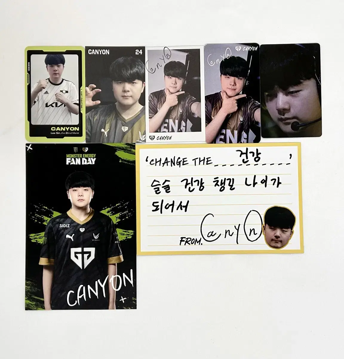 Xen. Canyon poca postcard photocard LCK Damwon DK
