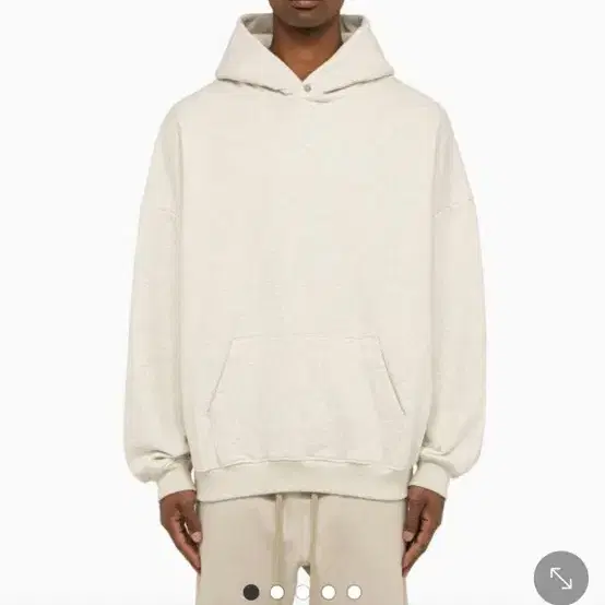 피어오브갓 fear of god 이터널 플리스 후드 웜 헤더 오트밀 XL